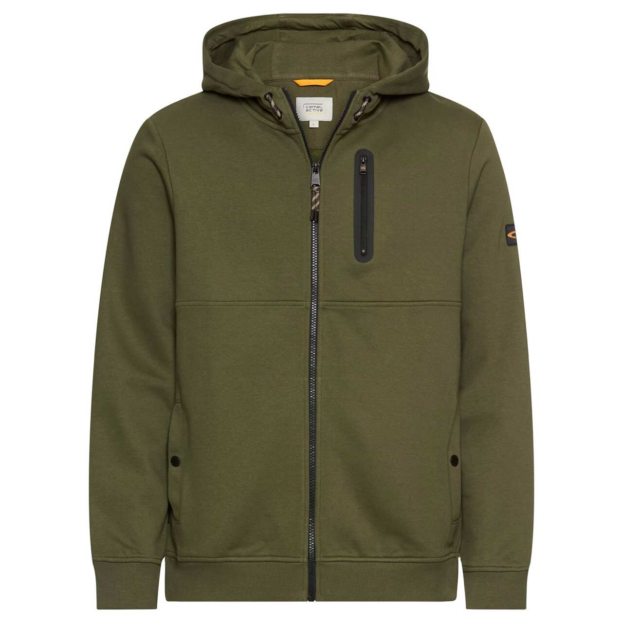 Camel active Herren Hoodie Sweatjacke forest green