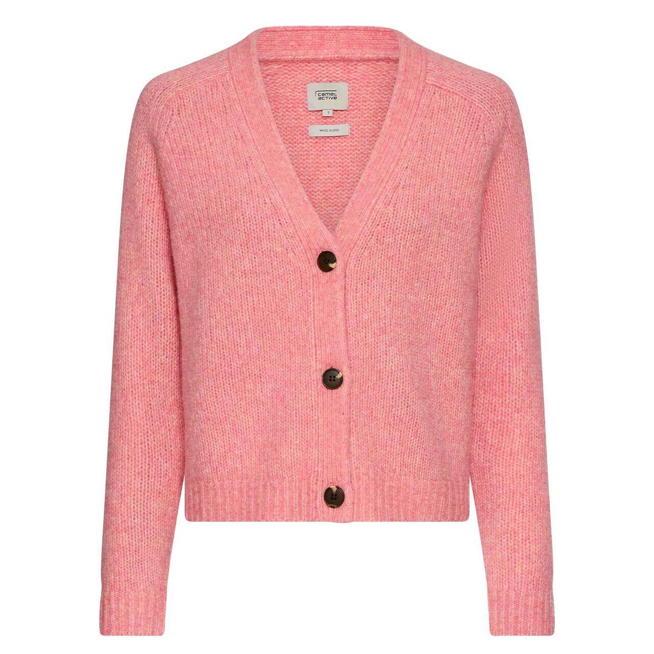 Camel active Damen Strickjacke winter berry melange Camel active Damen Strickjacke winter berry melange