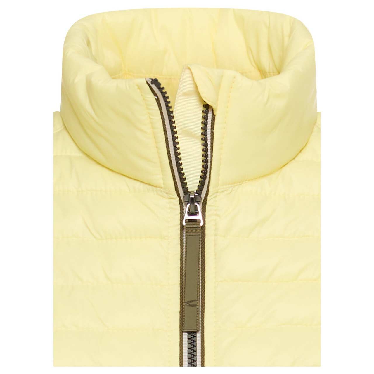 Damen Weste von Camel active in Gelb, detaillierte Vorderansicht