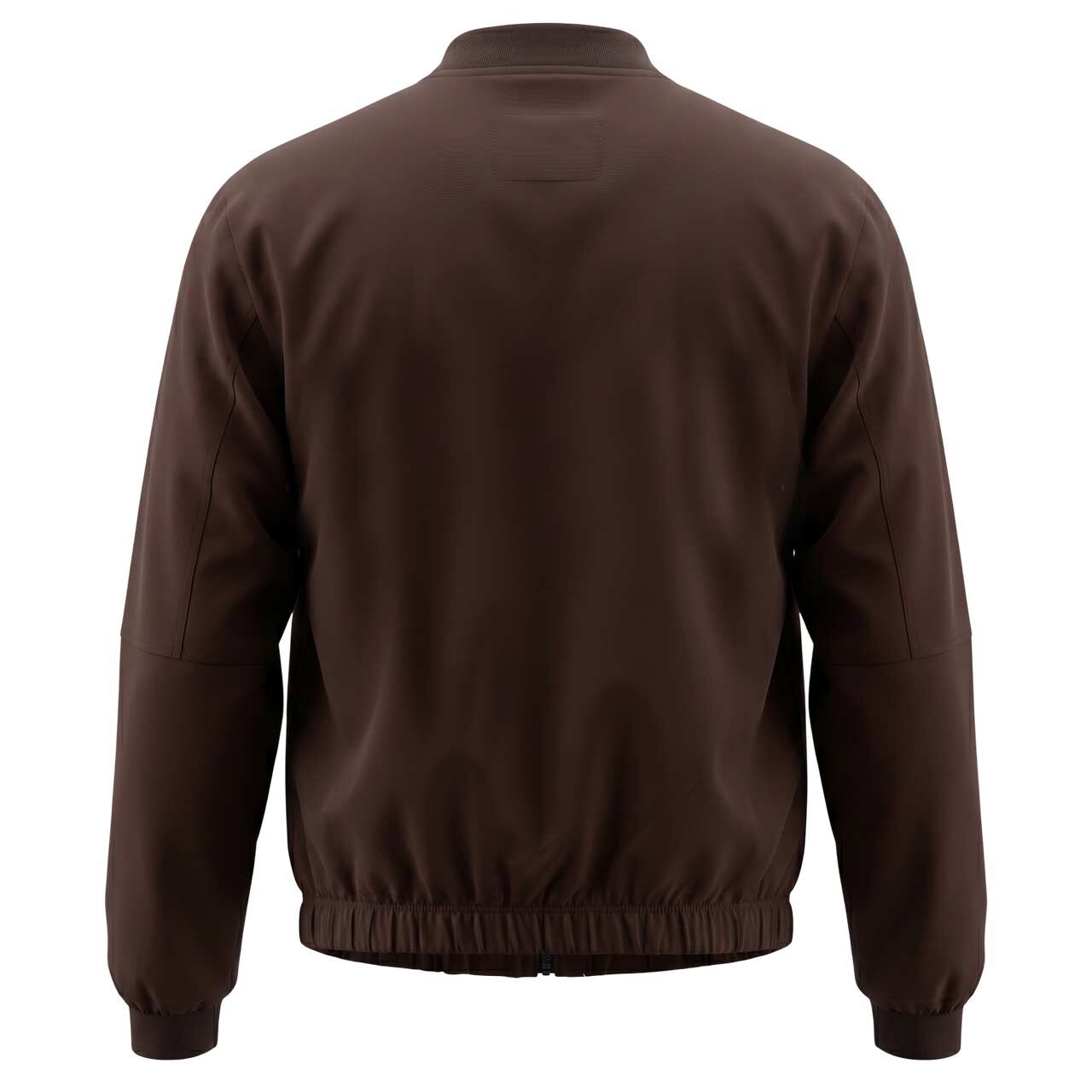 Damen Jacke Light Travel Blouson von Cecil in Dunkelbraun, Rückansicht