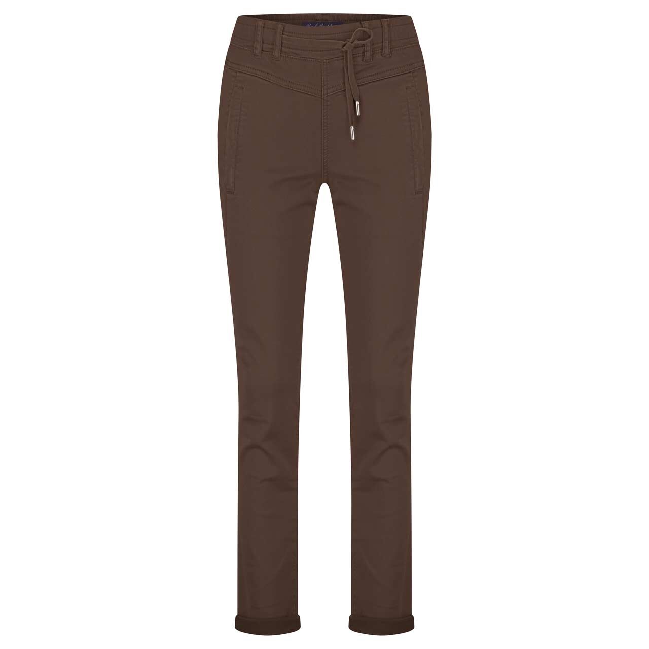 Damenhose Tessy Jogpants Ankle von Red Button in Braun, Vorderansicht