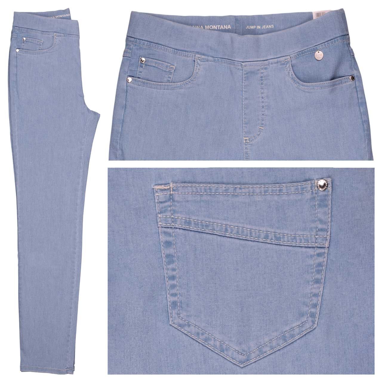 Anna Montana Angelika Röhre Jump in Jeans bleached blue