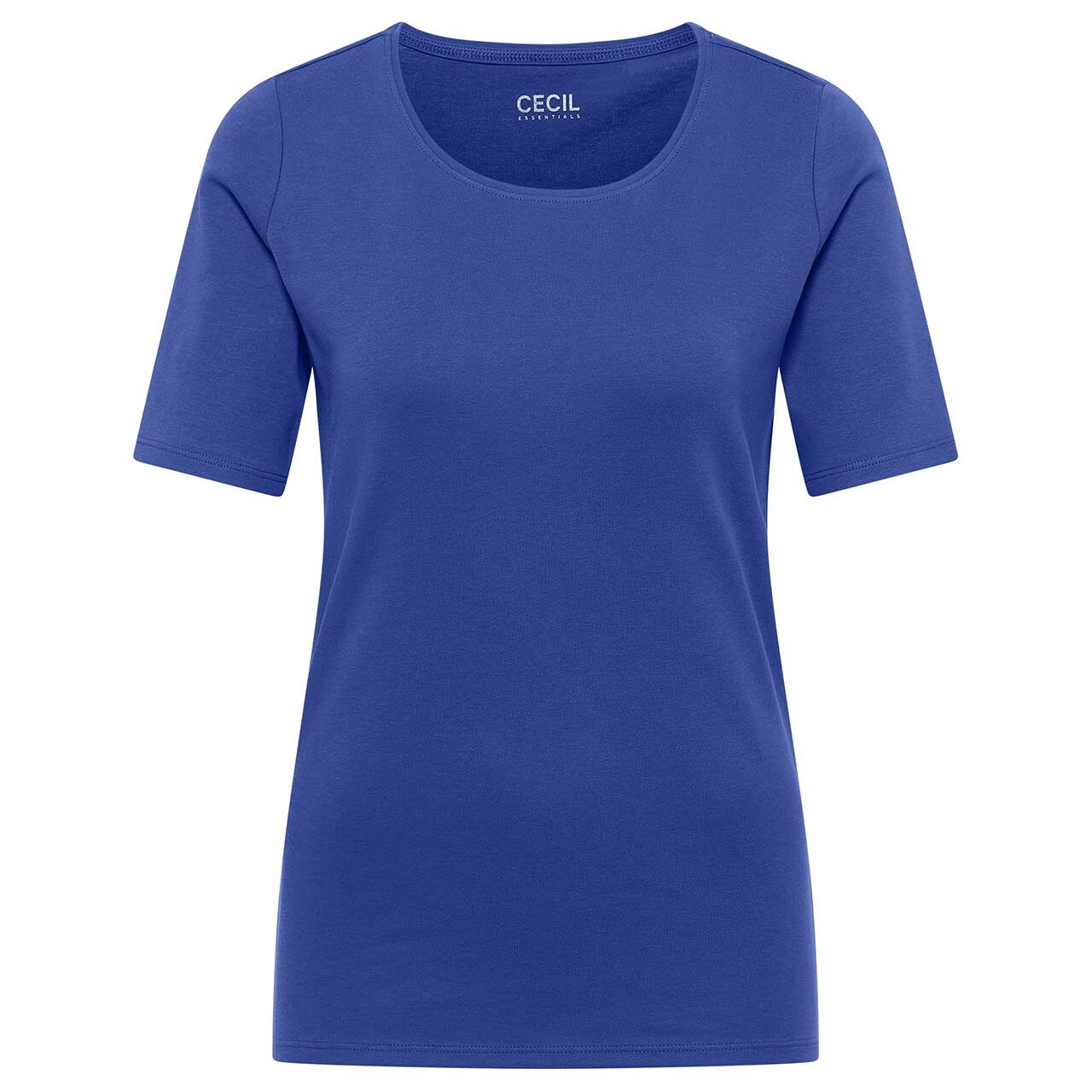 Cecil Damen T-Shirt Lena deep river blue
