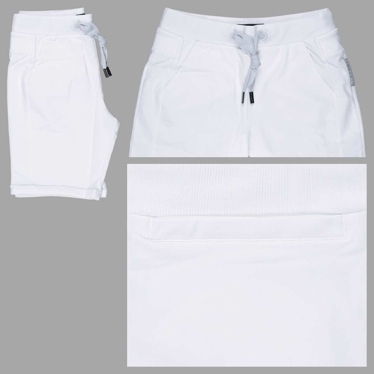 Elbsand Brinjana Jogpants Baumwoll Shorts cloud white