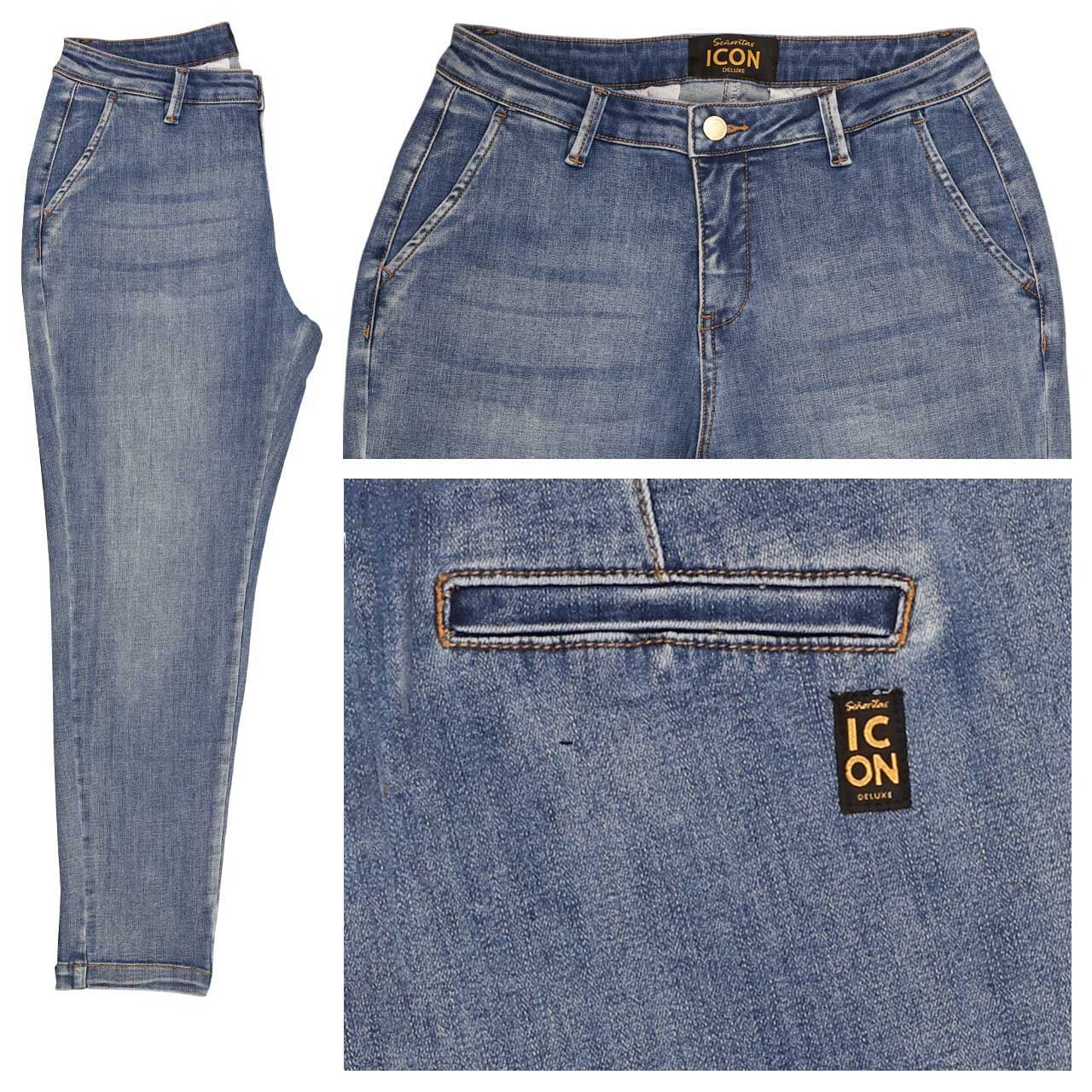 Senoritas ICON Rising Sun 7/8 Jeans mid stone