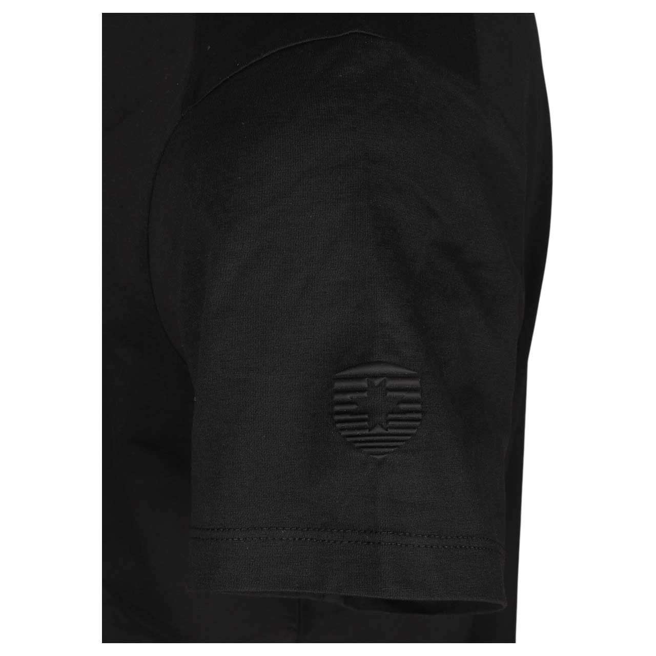 Herren T-Shirt von Wellensteyn in Schwarz, Detailansicht Logo