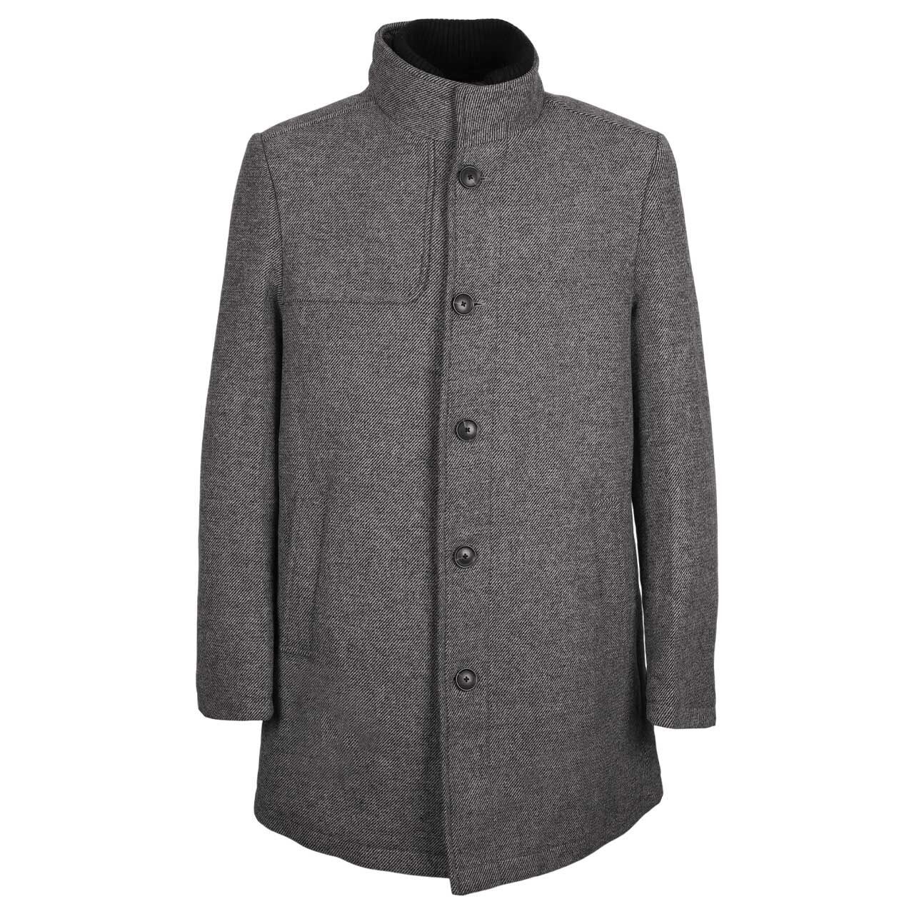 Lerros Herren Mantel dark graphite