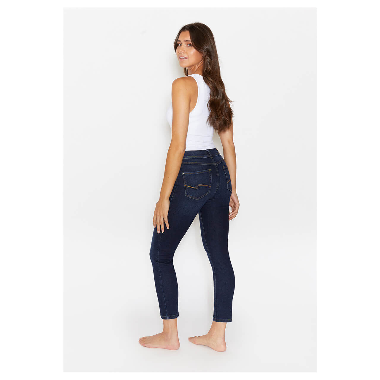 Angels Ornella 7/8 Jeans dark used buffi Angels Ornella 7/8 Jeans dark used buffi