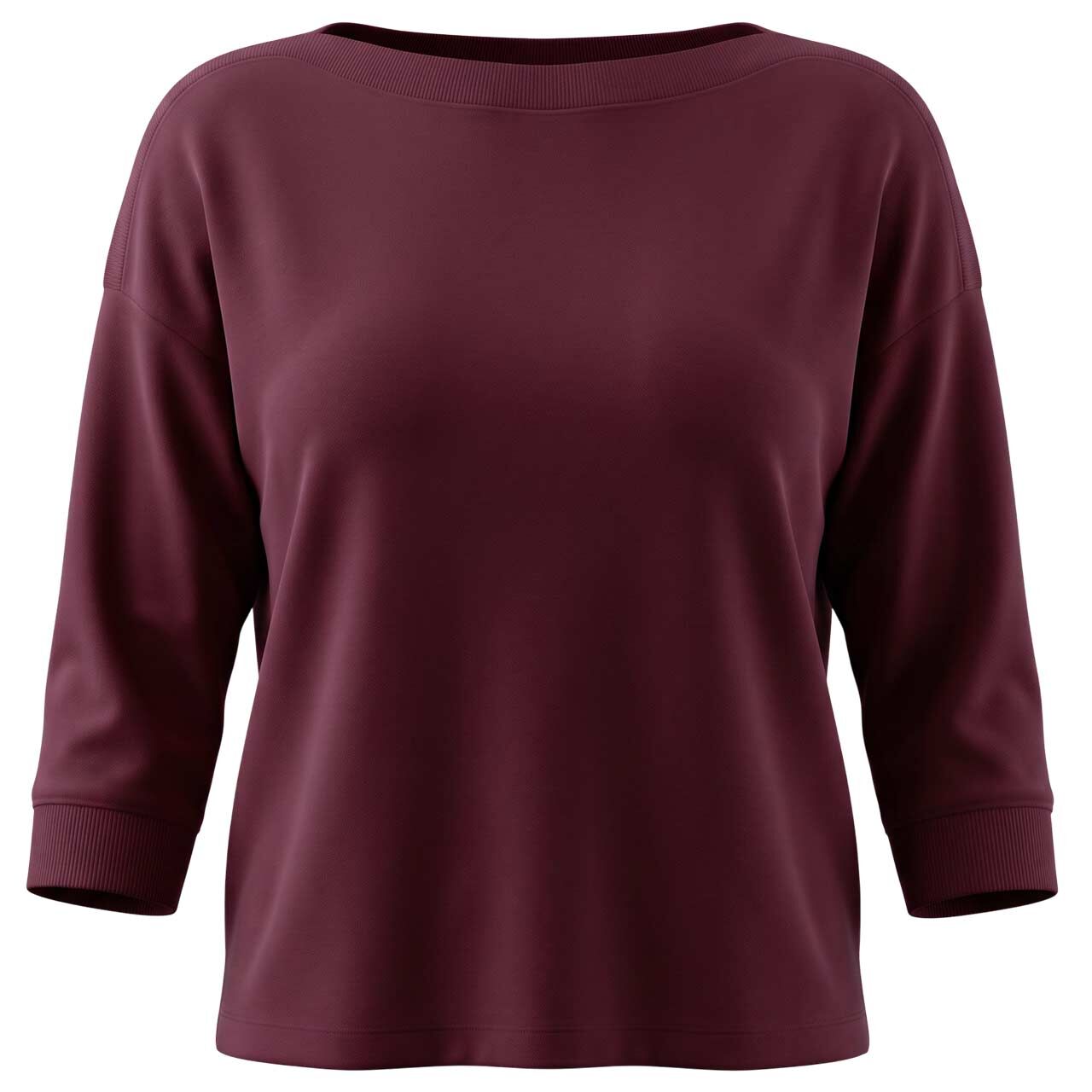 Street One Damen 3/4 Arm Shirt U-Boat Shirt rustic rouge