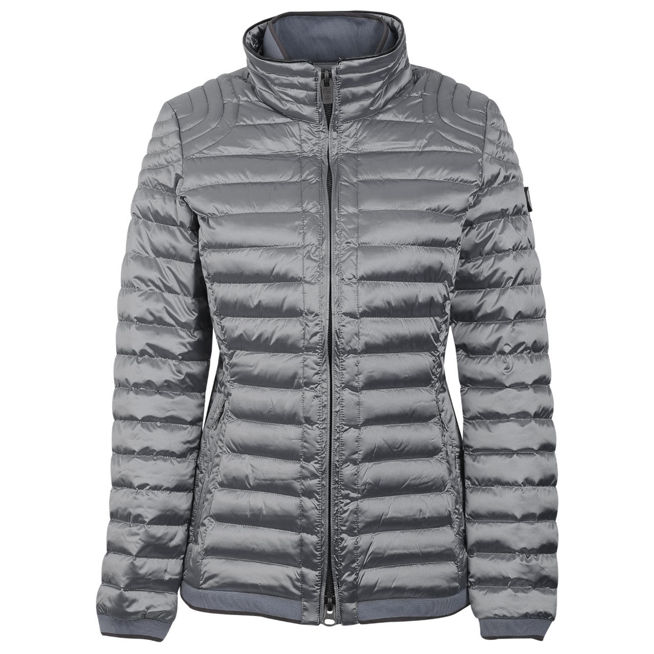 wellensteyn-jacke-heliumshort-champangerblue-vorne Wellensteyn Jacke Helium Short für Damem in Silber, FarbNr.:785