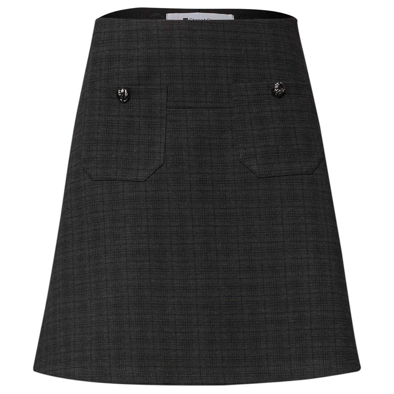 Street One Damen Rock Lou Pockets black check