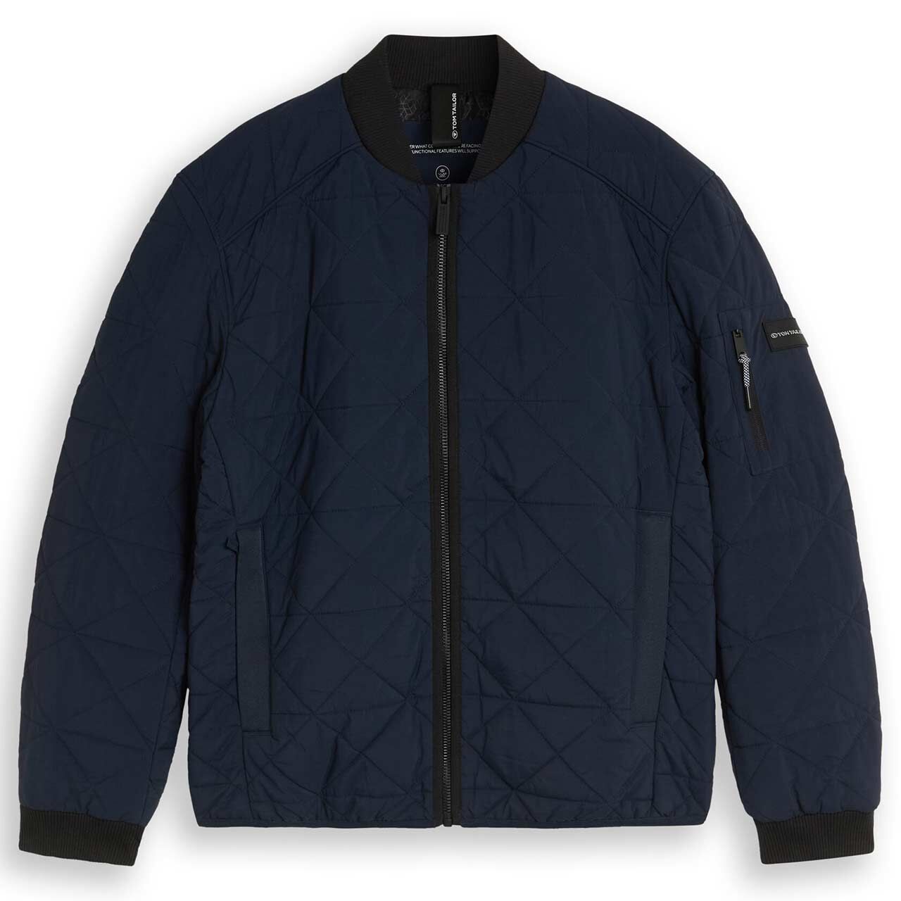 Tom Tailor Herren Jacke Quilted Bomber Jacket sky captain blue