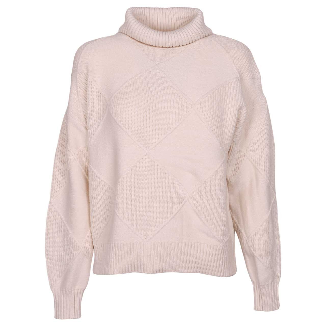 Street One Damen Rollkragen Pullover Cosy Structure Sweater pure beige