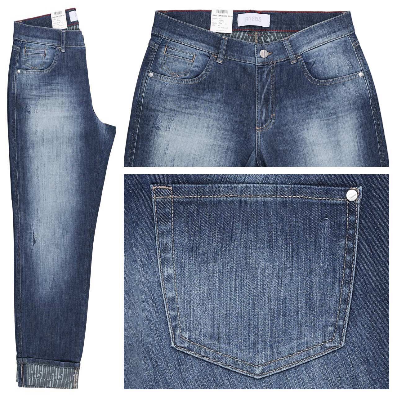 Angels Darleen Crop TU Font Ankle Jeans old washed used buffi destroyed Angels Darleen Crop TU Font Ankle Jeans old washed used buffi destroyed