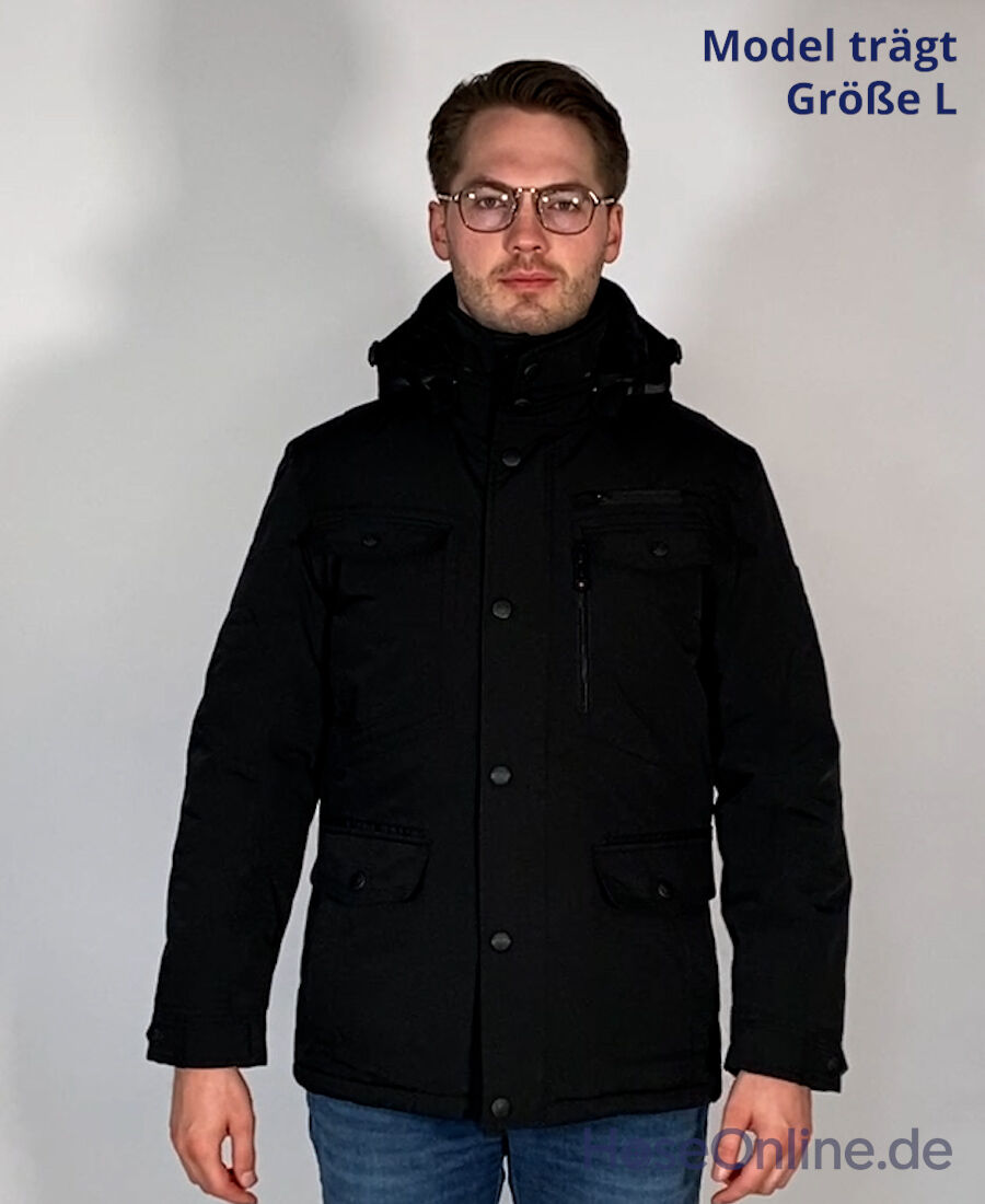 Wellensteyn Chester Winter Herren Jacke night black