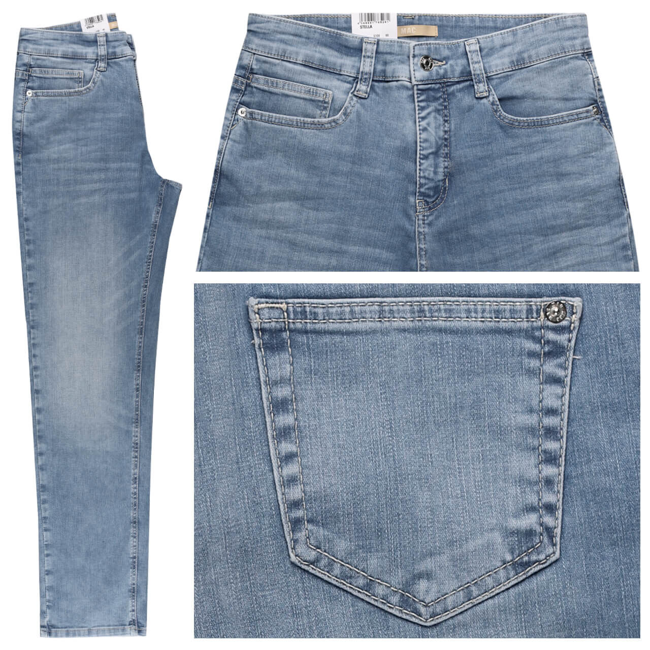 MAC Stella Jeans light blue authentic wash