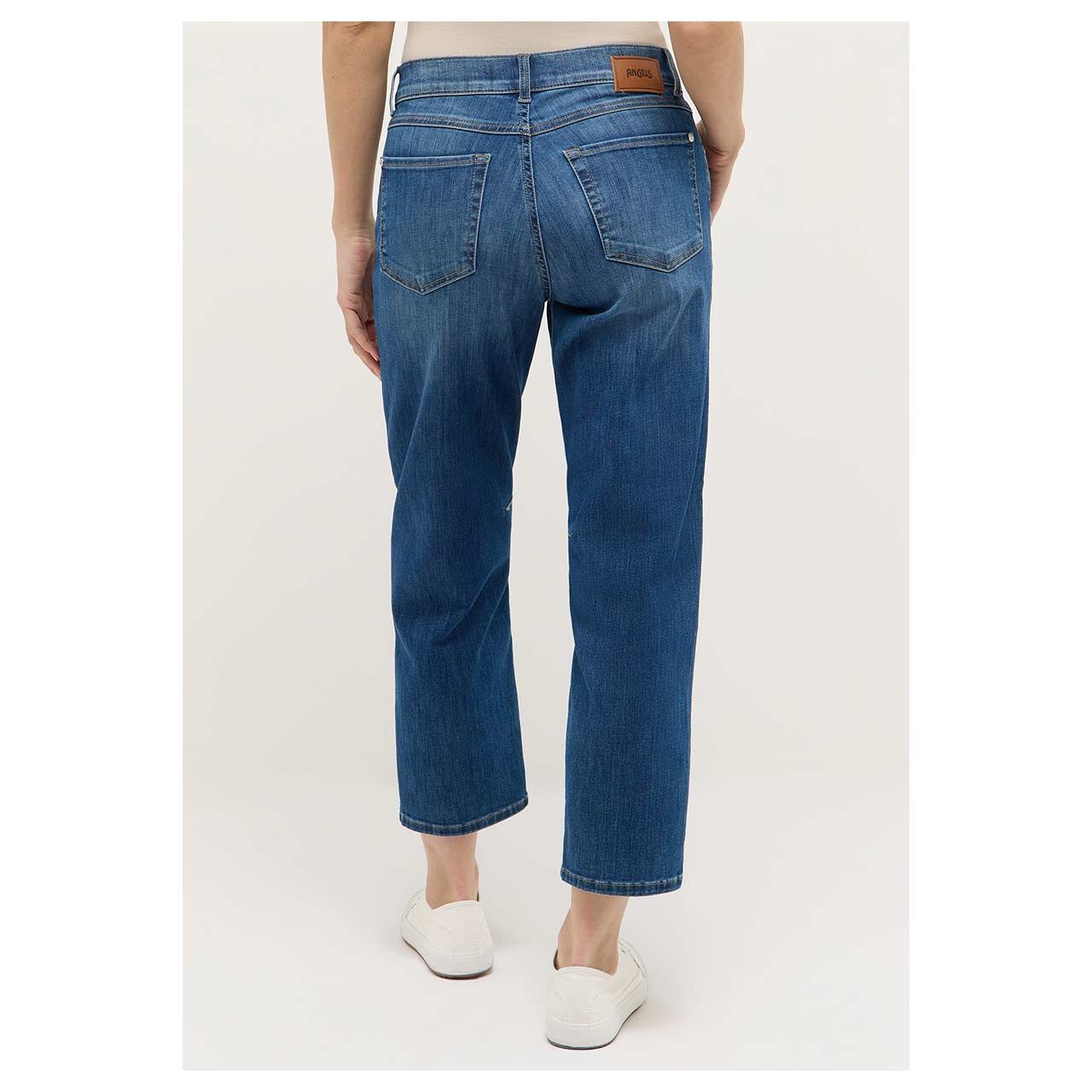 Angels Evy Barrel Ankle Jeans mid blue used