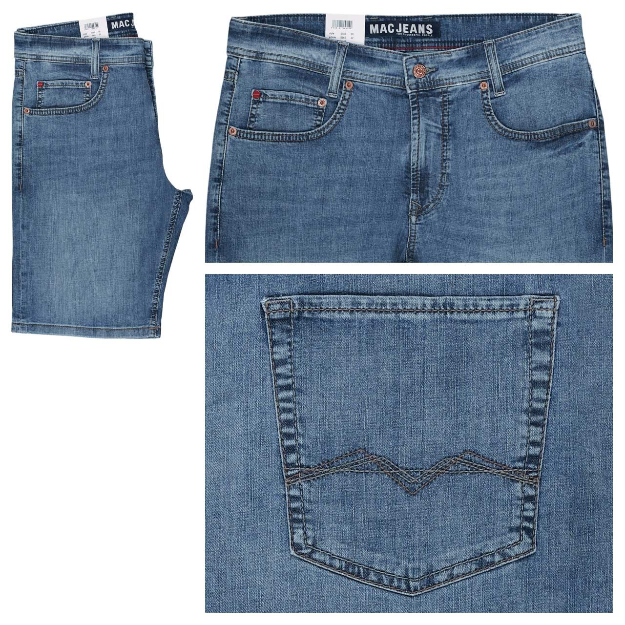 MAC Arne Jeans Bermuda authentic mid blue used