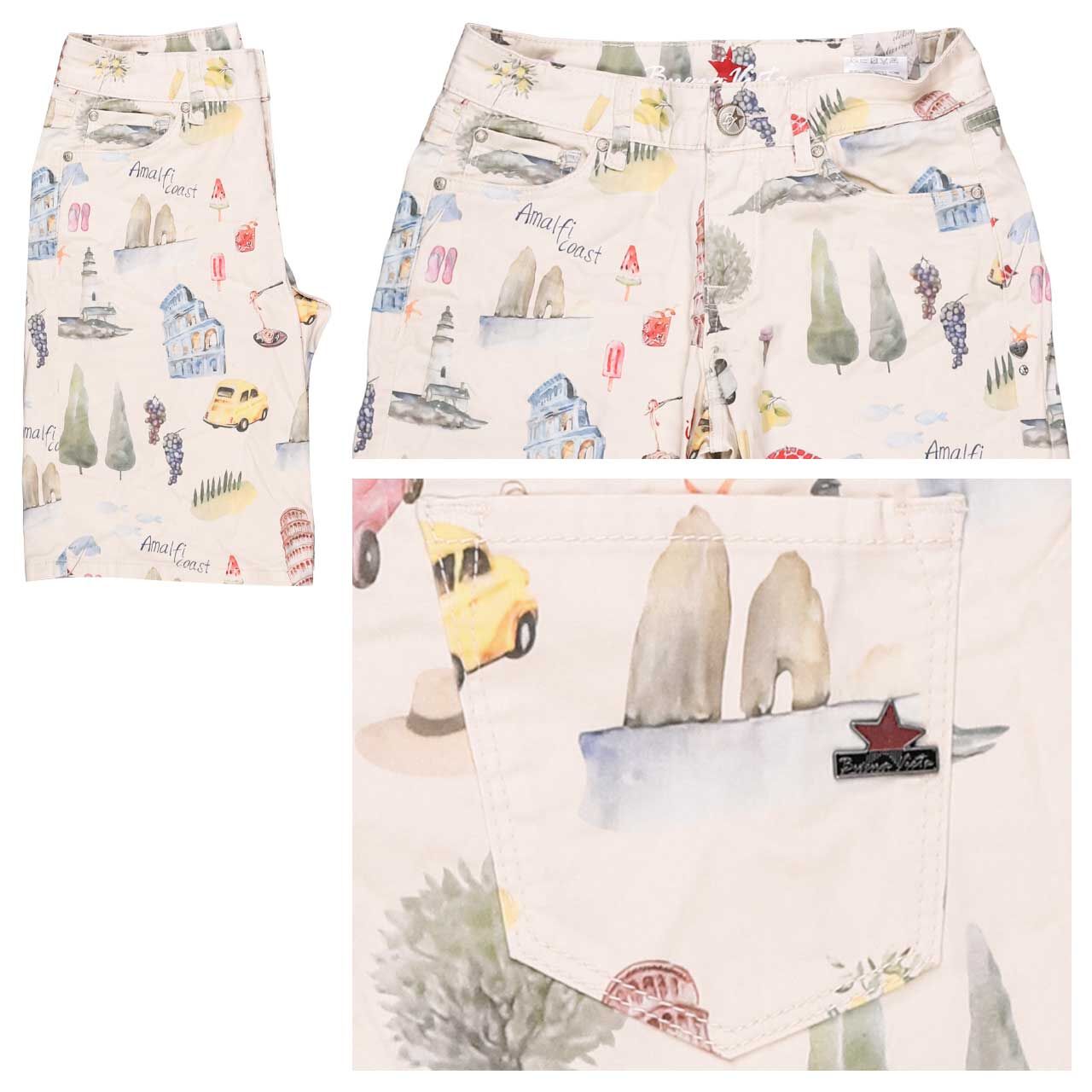Buena Vista Italy-Short Stretch Twill Baumwollhose dolce vita