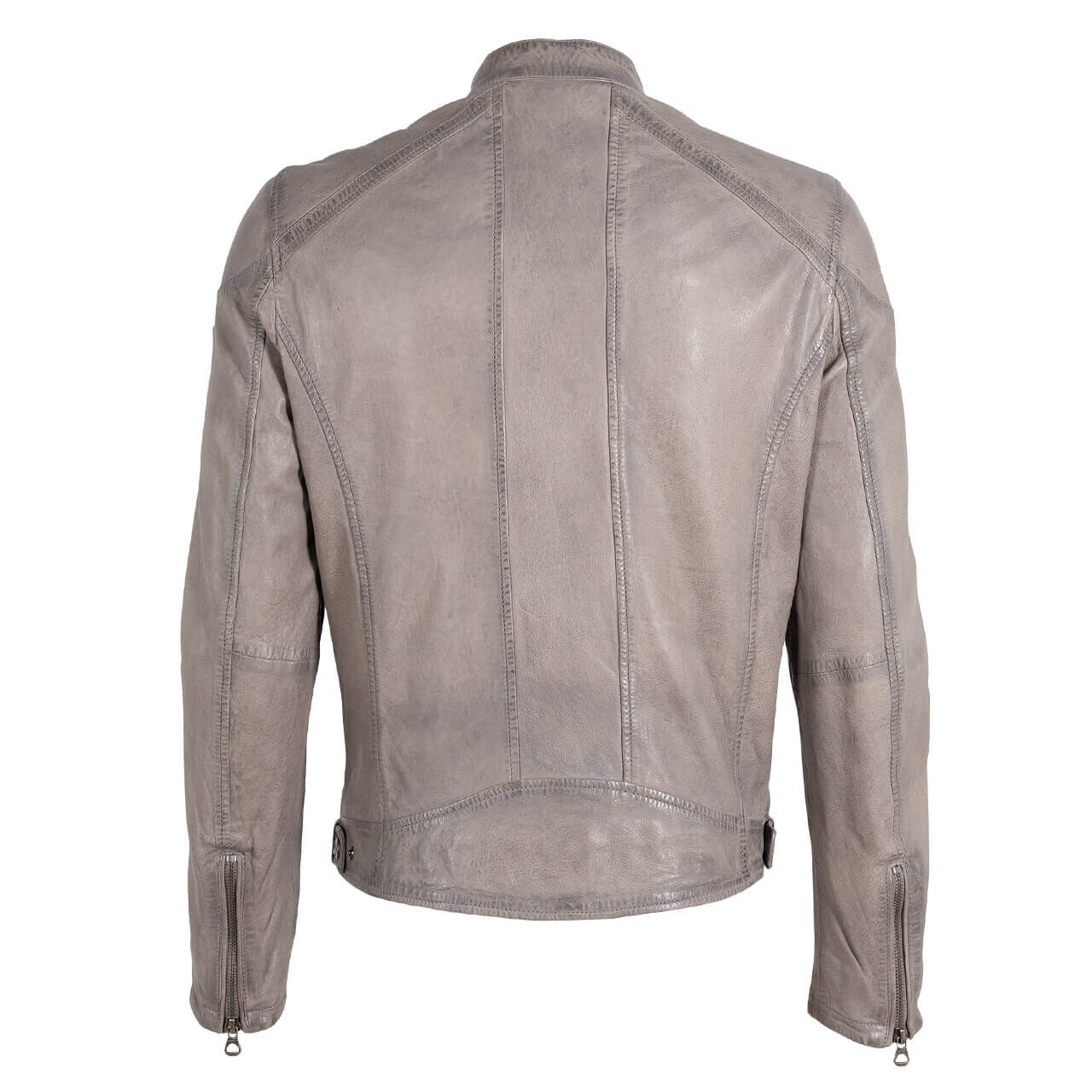 Mauritius Herren Lederjacke Duuk grey