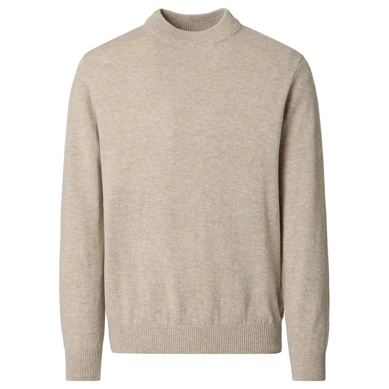 Casa Moda Herren Pullover Mock Neck beige melange
