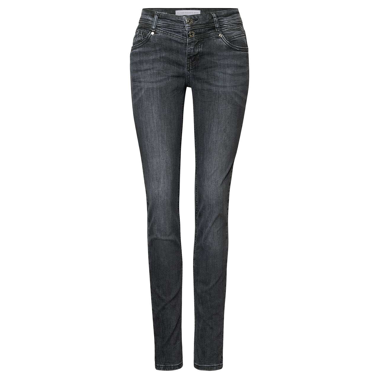 Street One Jane Jeans dark steel grey washed
