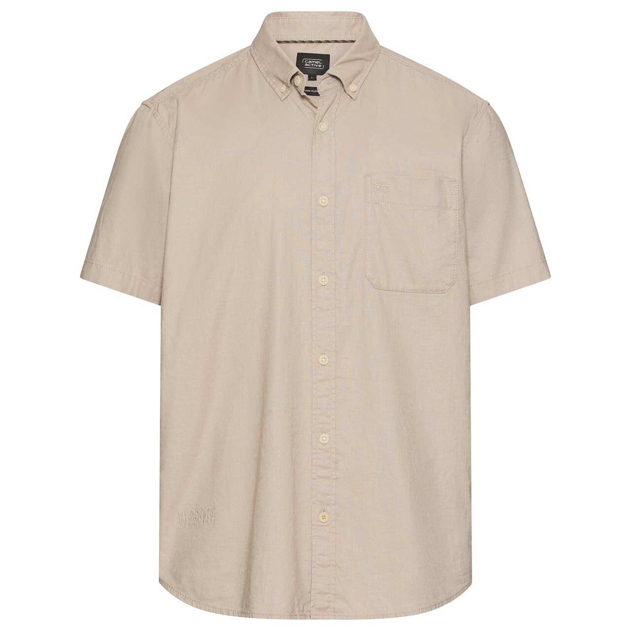 Camel active Herren 1/2 Arm Hemd light beige