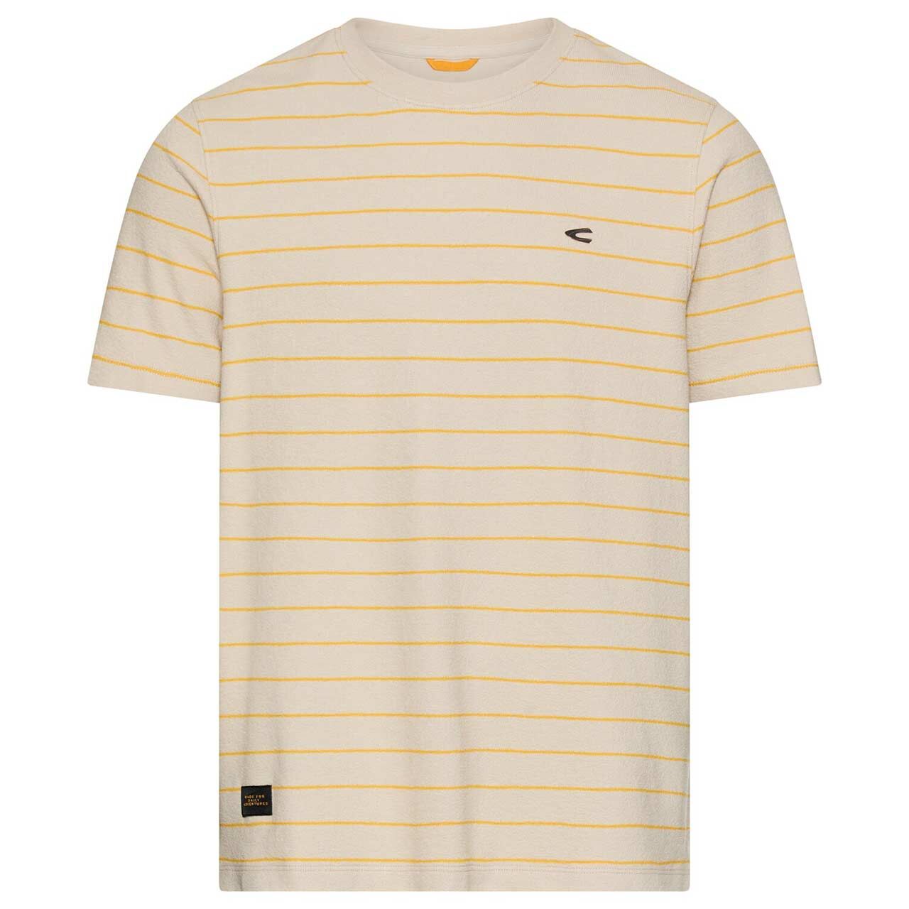 Camel active Herren T-Shirt sun yellow stripes