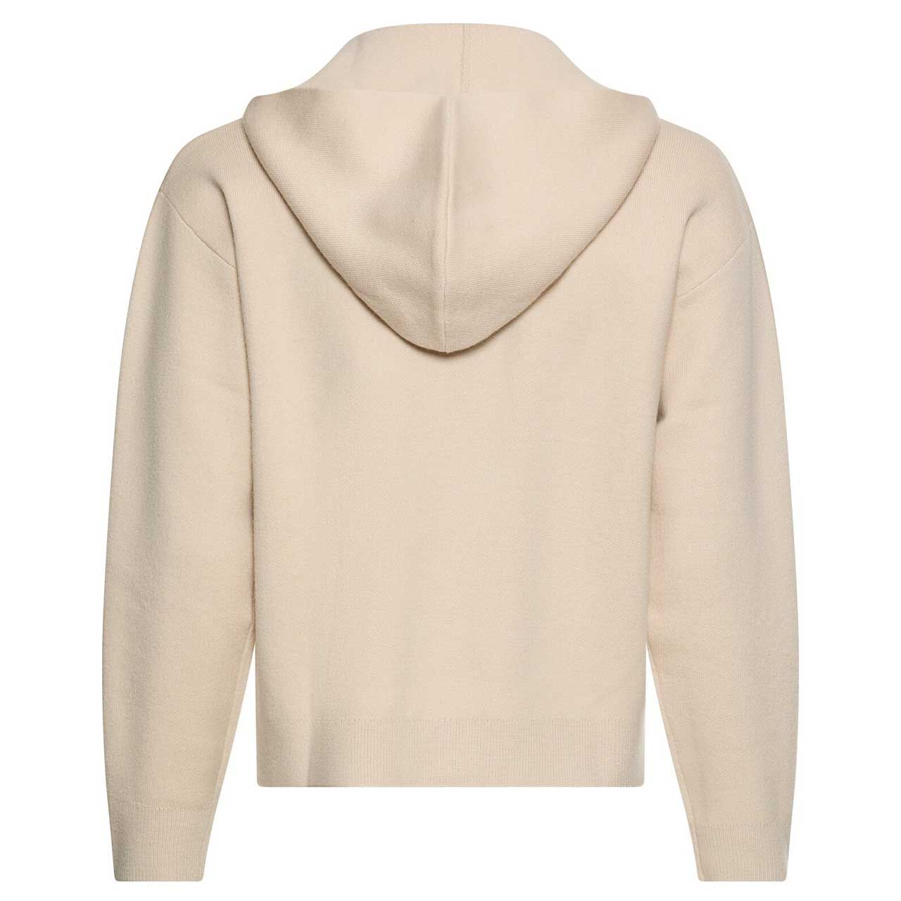 Damen Strickjacke von Camel active in Hellbeige, Rückansicht