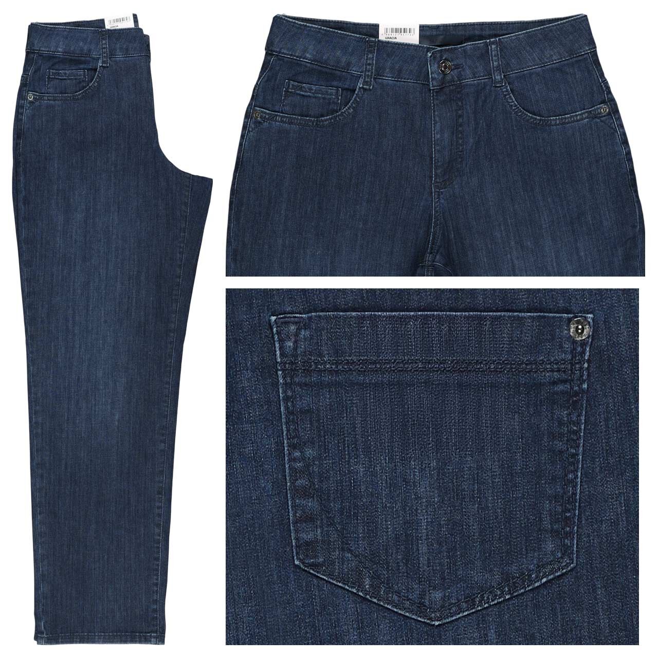 MAC Gracia Jeans vintage basic blue washed