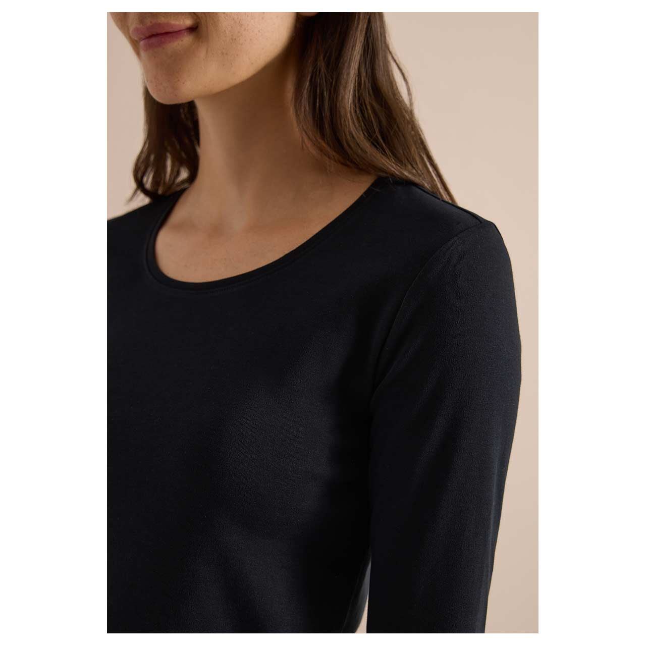 Cecil Damen Langarm Shirt Pia black