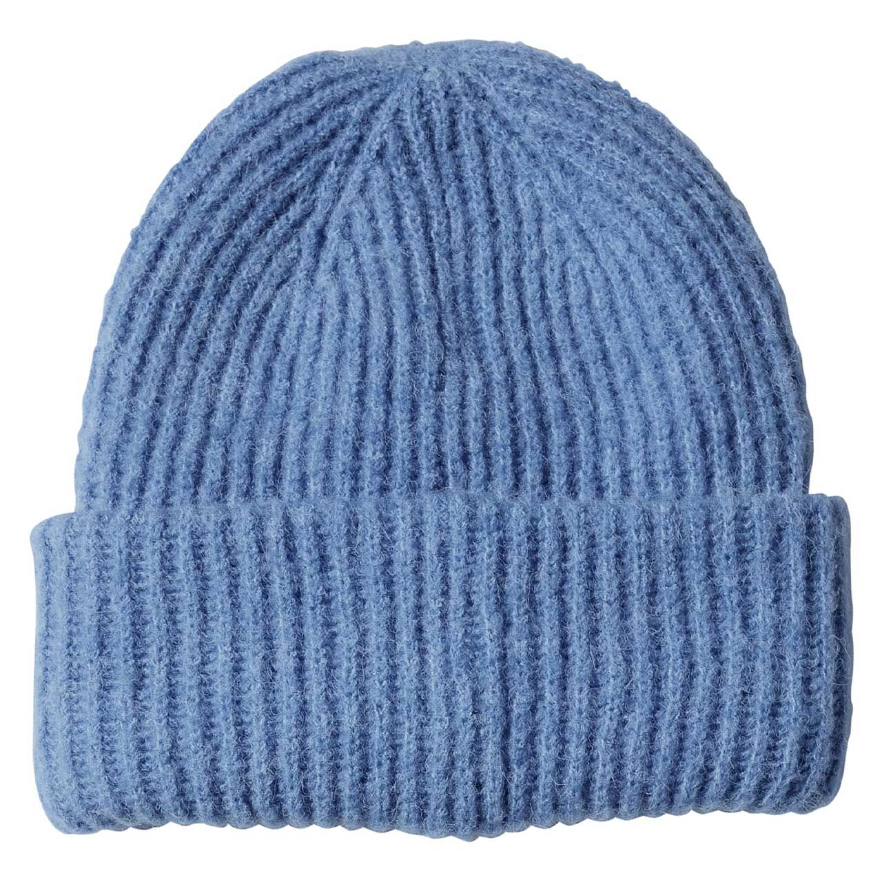 Cecil Damen Mütze Solid Knit Cap north blue melange