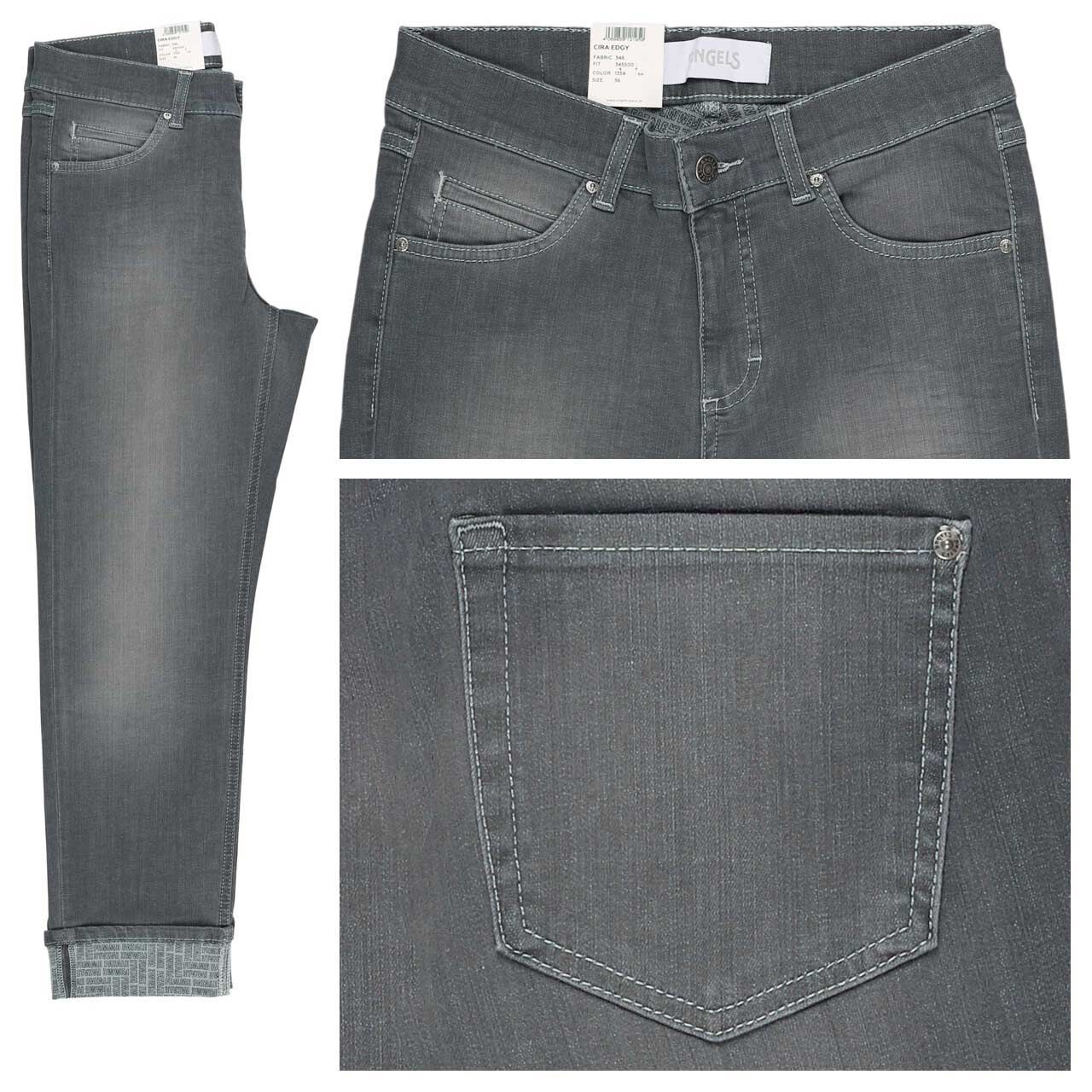 Angels Cira Edgy 7/8 Jeans grey used buffi