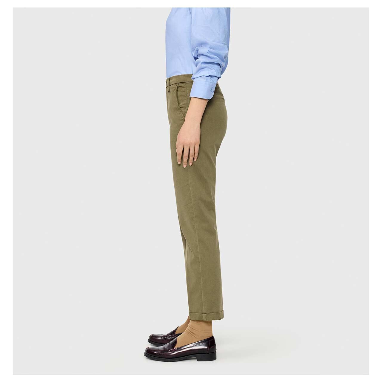 MAC Chino 7/8 Hose light khaki warm cotton