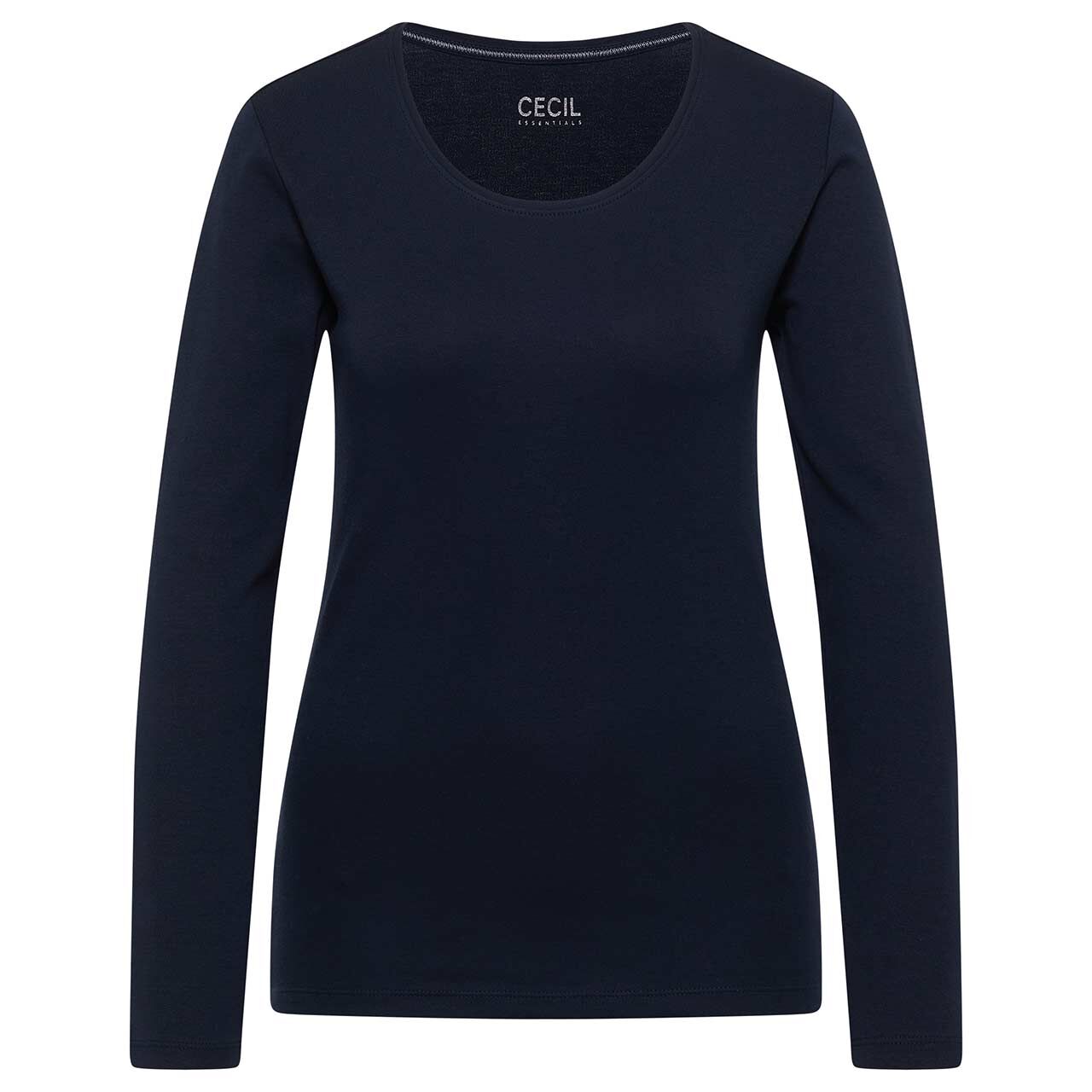 Cecil Damen Langarm Shirt Pia universal blue