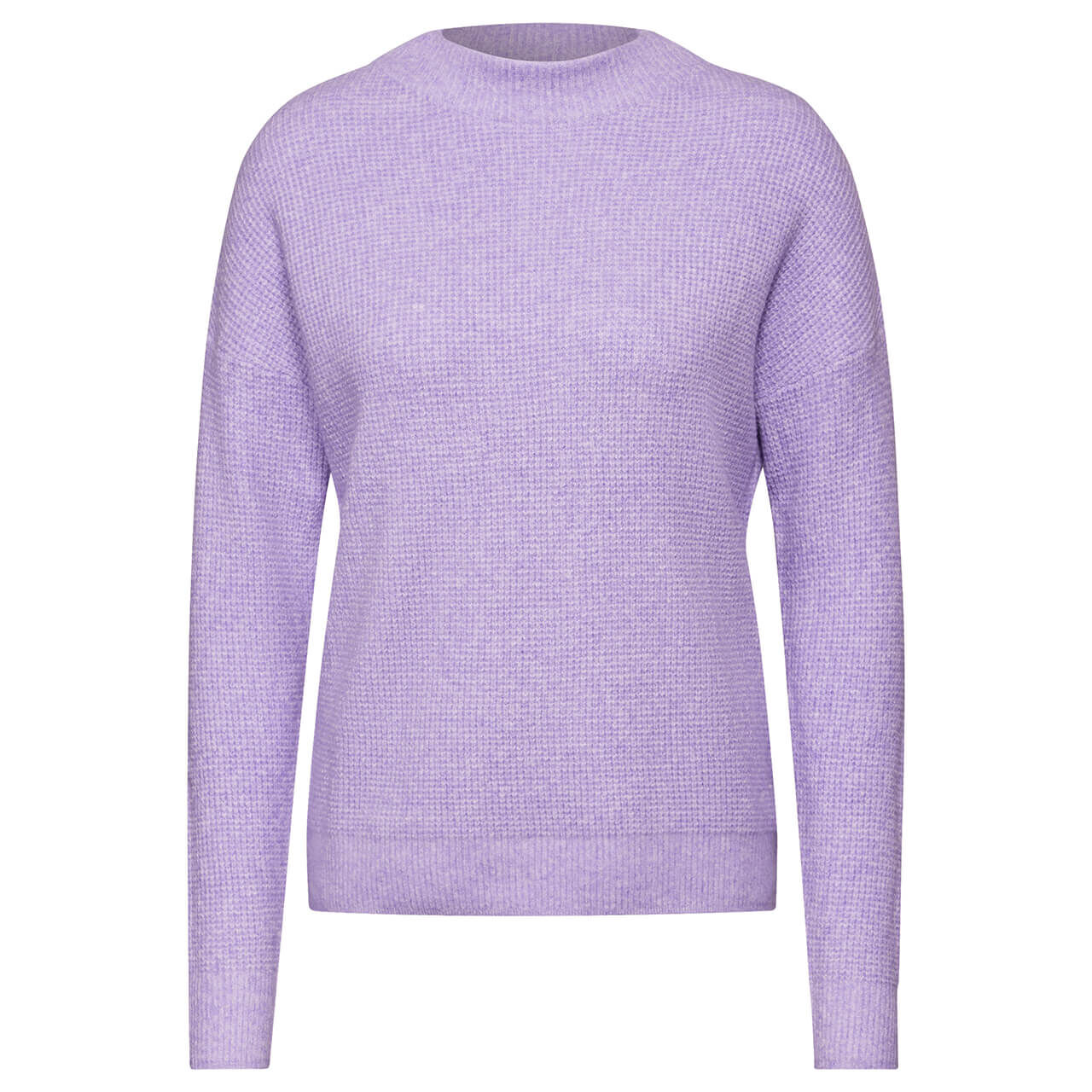 Cecil Damen Pullover Structured Turtle Neck wild lilac melange 