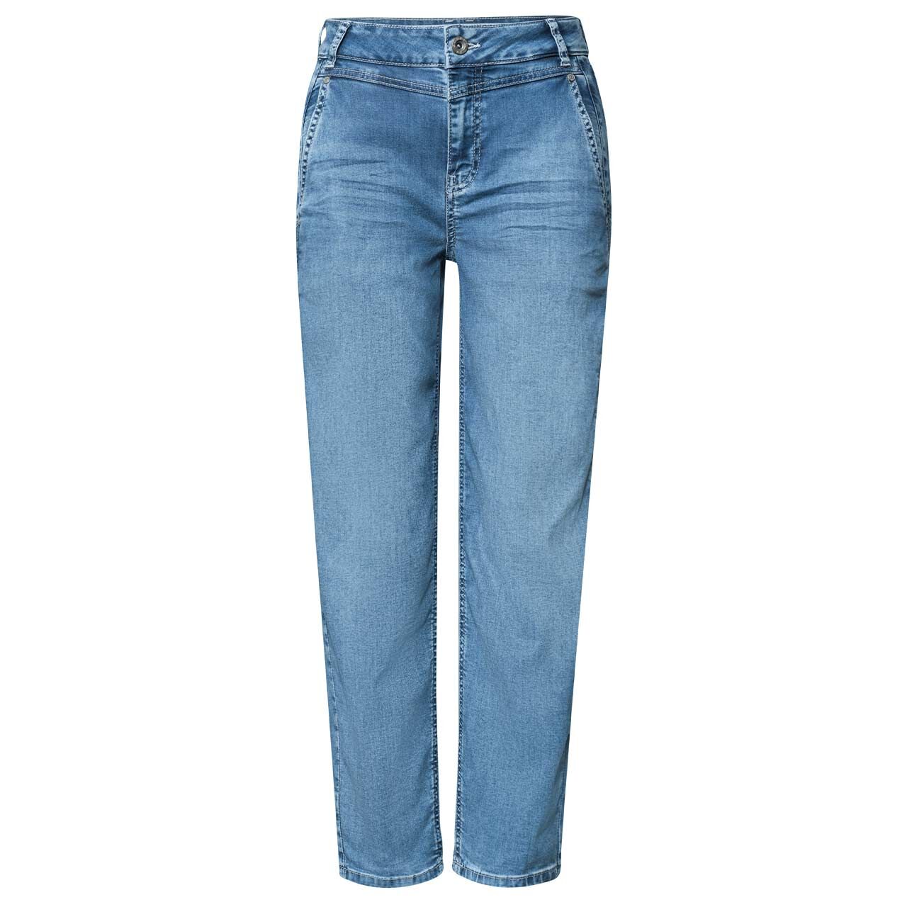 Street One Karlie Barrel Ankle Jeans medium blue random wash
