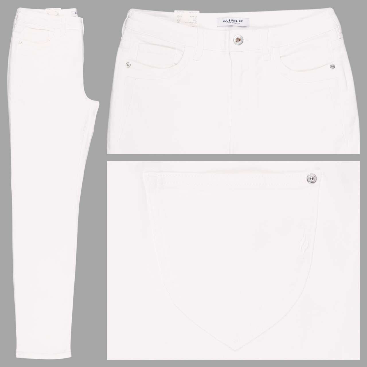 Blue Fire Nancy Jeans off white