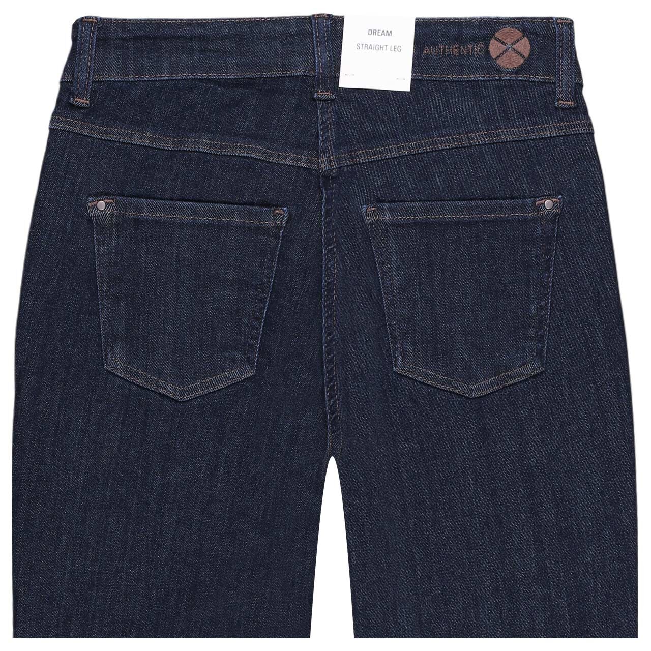 Damenjeans Dream von MAC in Dunkelblau, detaillierte Rückansicht