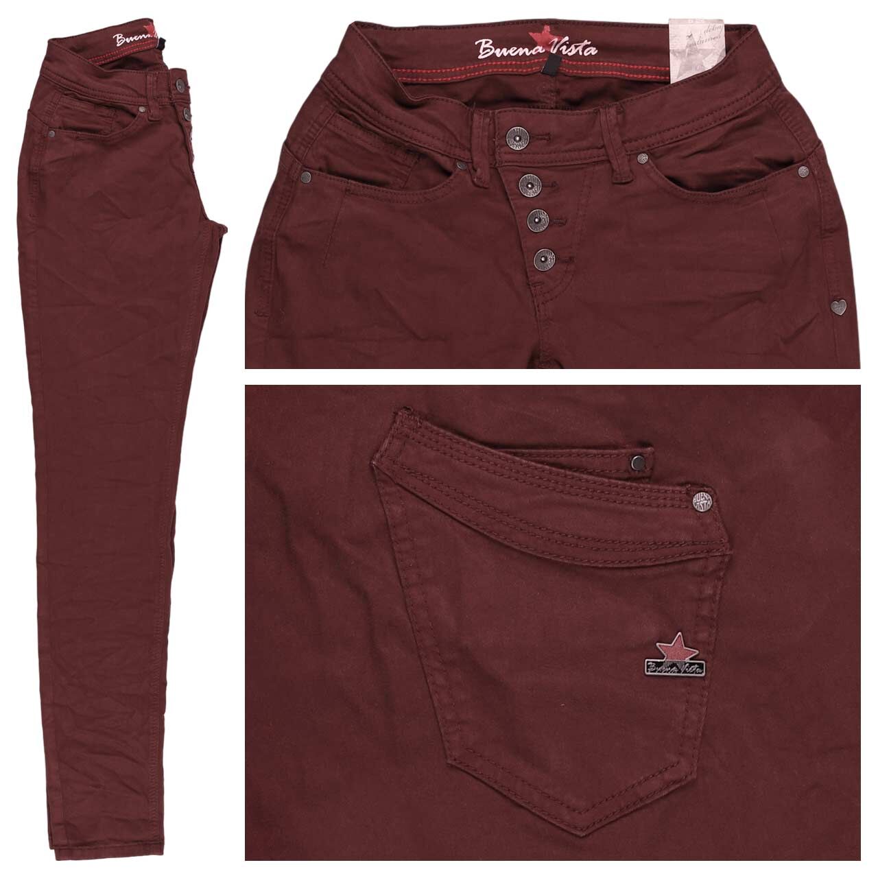 Buena Vista Malibu Stretch Twill Baumwollhose bordeaux