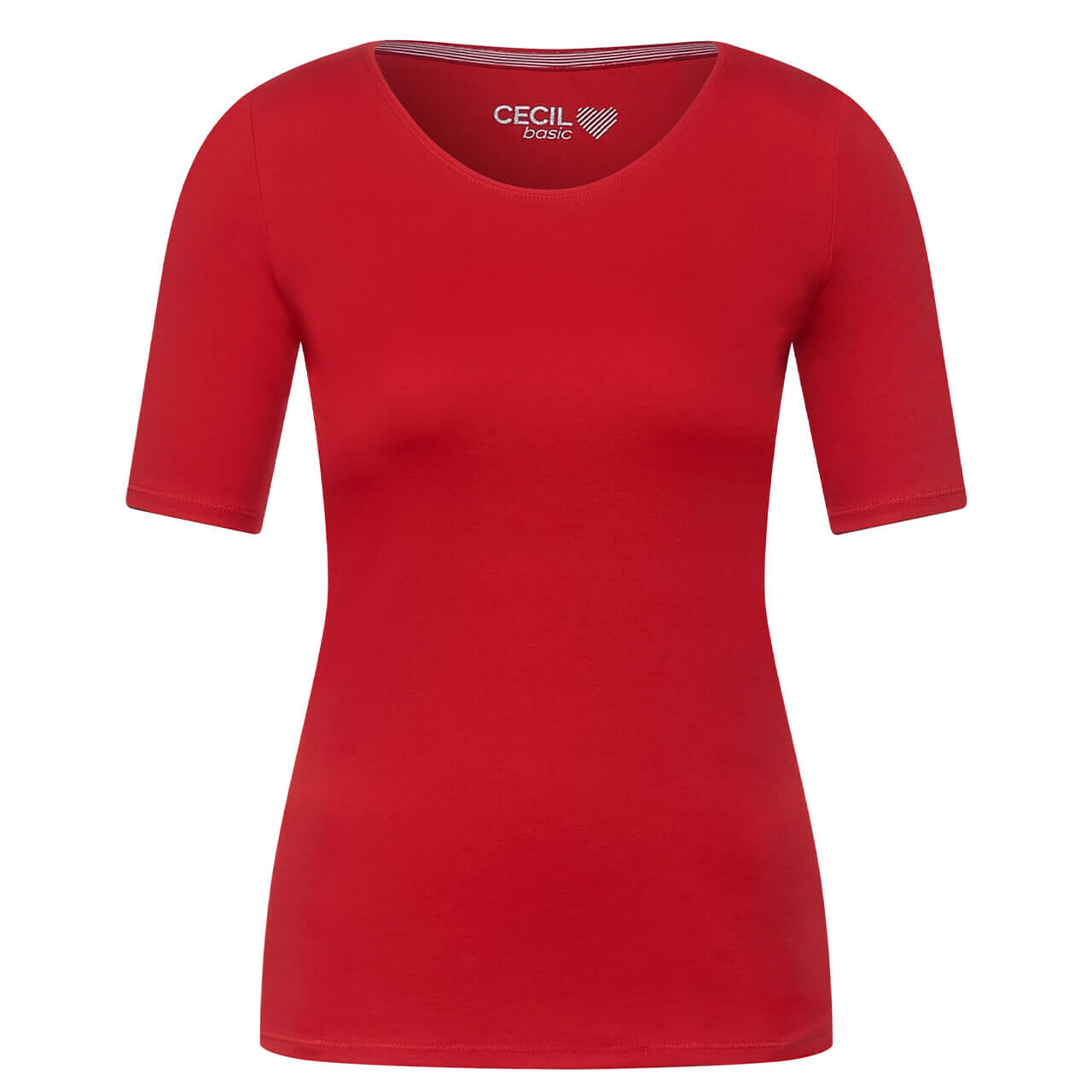 Cecil Lena T-Shirt für Damen in Rot, FarbNr.: 13645