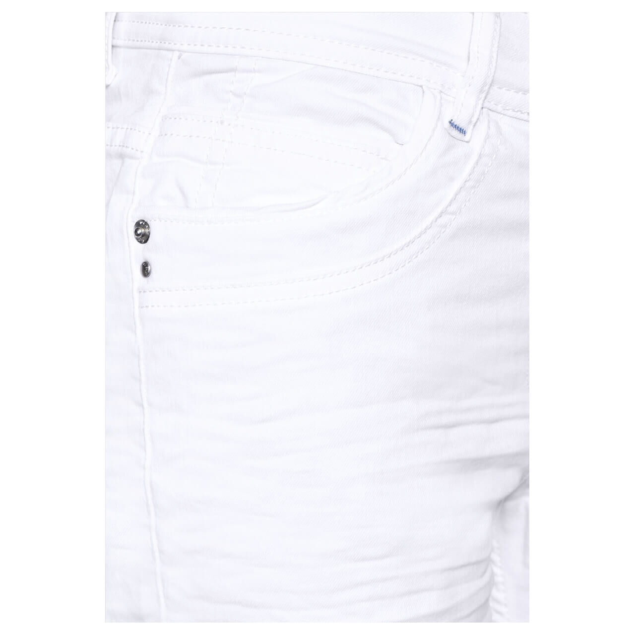 Cecil Scarlett Capri 3/4 Jeans clear white