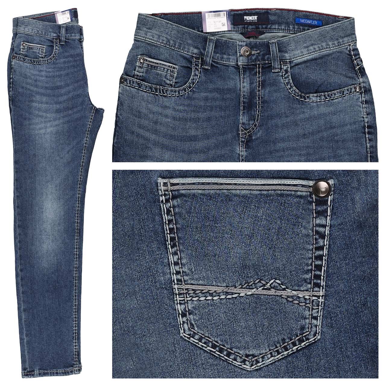 Pioneer Rando Jeans Megaflex mid blue used buffies