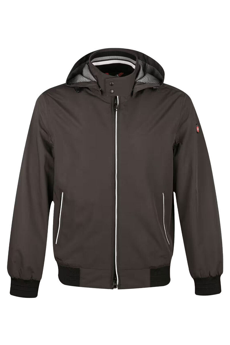 Vorderansicht der Wellensteyn College Herrenjacke in Braun