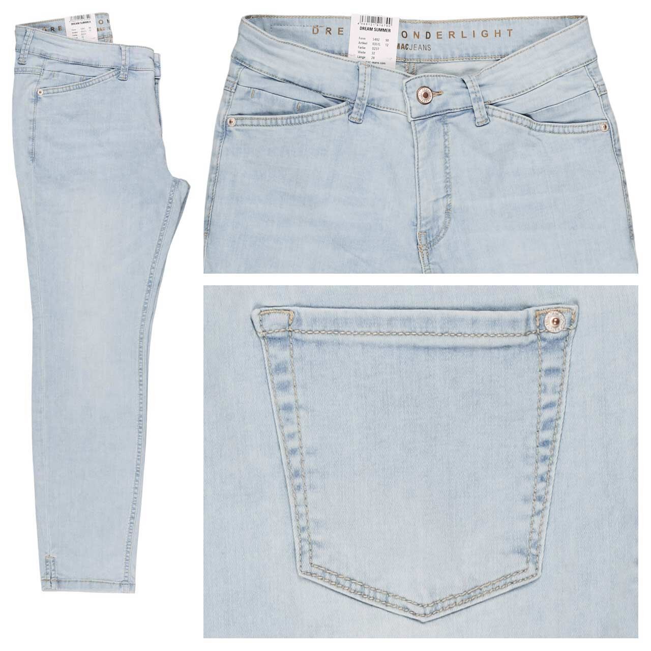 MAC Dream Summer 7/8 Jeans light azure blue wonderlight