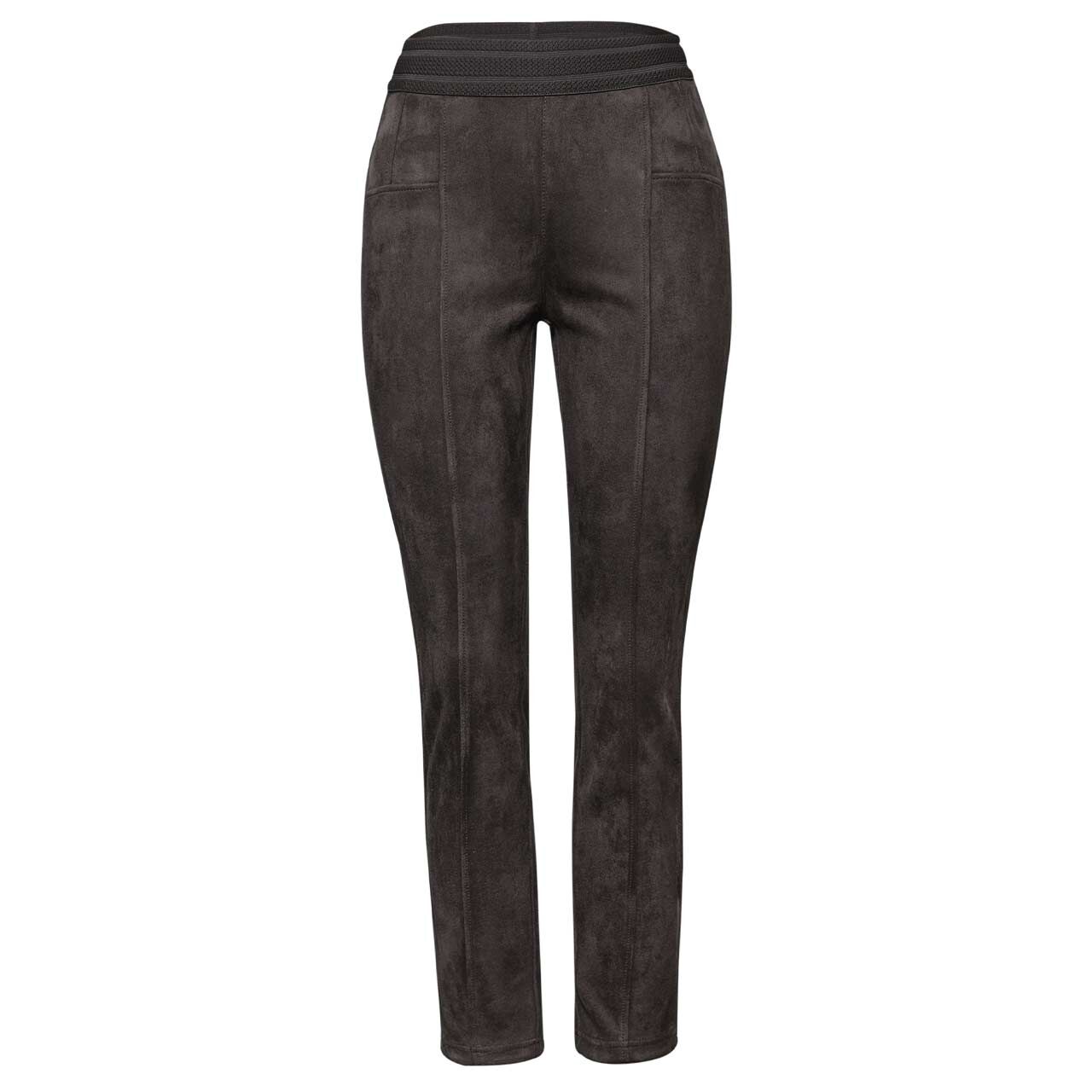 Street One Hope Velours Ankle Hose darkest brown