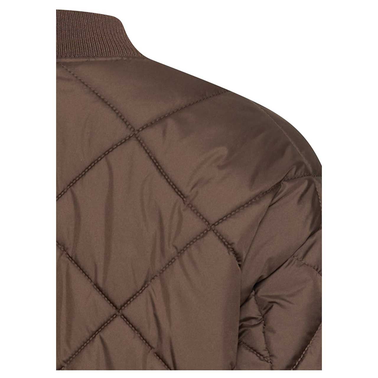 Damen Jacke Blouson von Camel active in Dunkelbraun, detaillierte Seitenansicht
