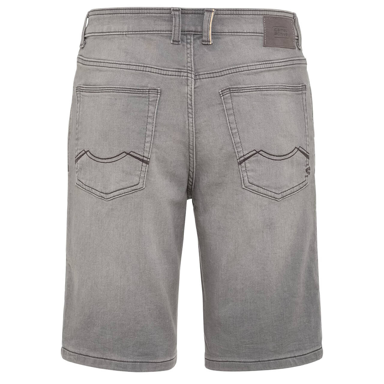 camel-active-jeans-houston-shorts-grau-07-ansicht-hinten Camel active Jeans Houston fleXXX Bermuda für Herren in Hellgrau angewaschen, FarbNr.: 07