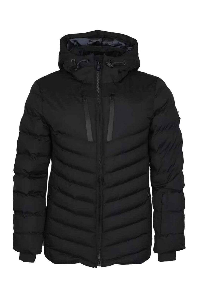 Vorderansicht der Wellensteyn Carmenere Men Herrenjacke in Schwarz