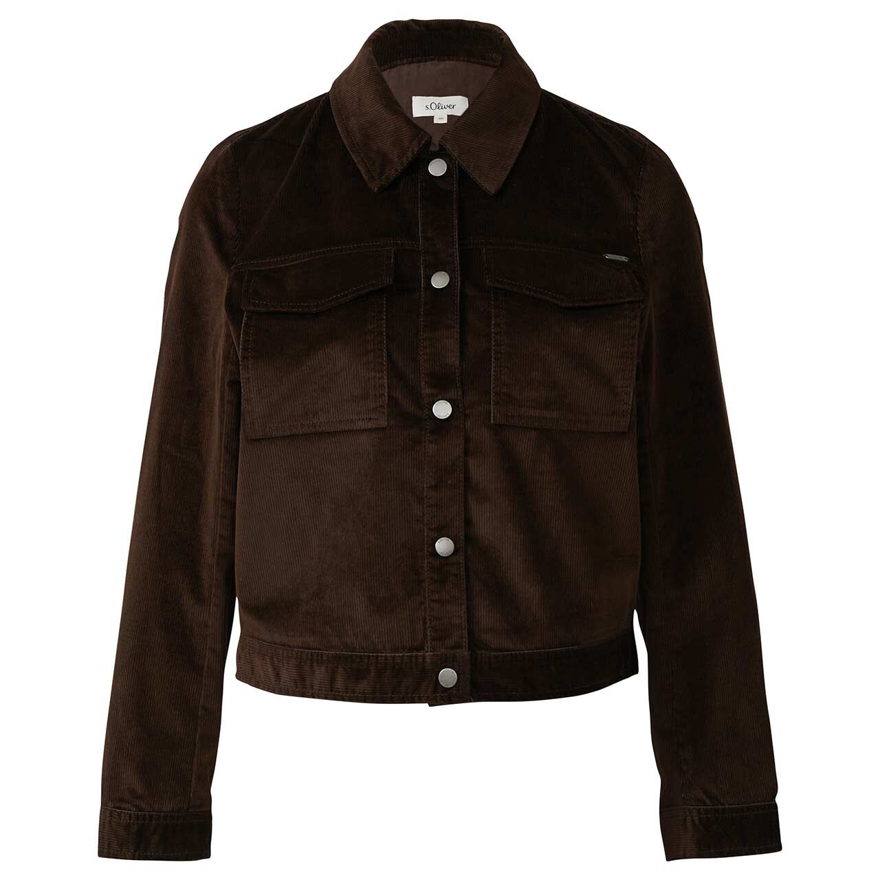 s.Oliver Damen Cord Jacke coffee brown